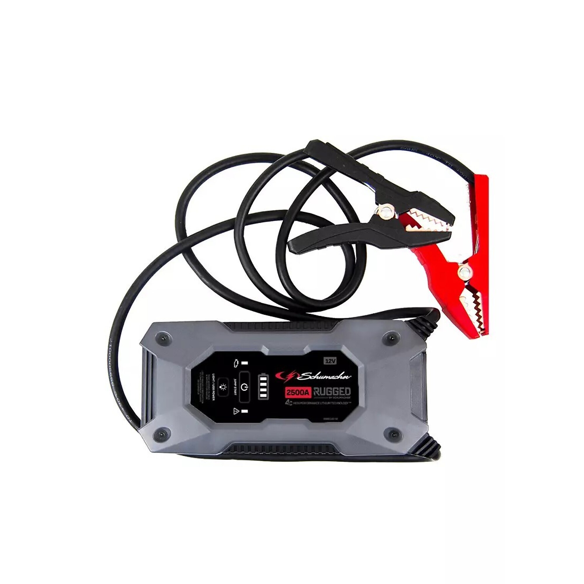 Schumacher, 2500 Amp Lithium Jump Starter, Volts 6/12 Max. Amps 25000 Model# SL1652